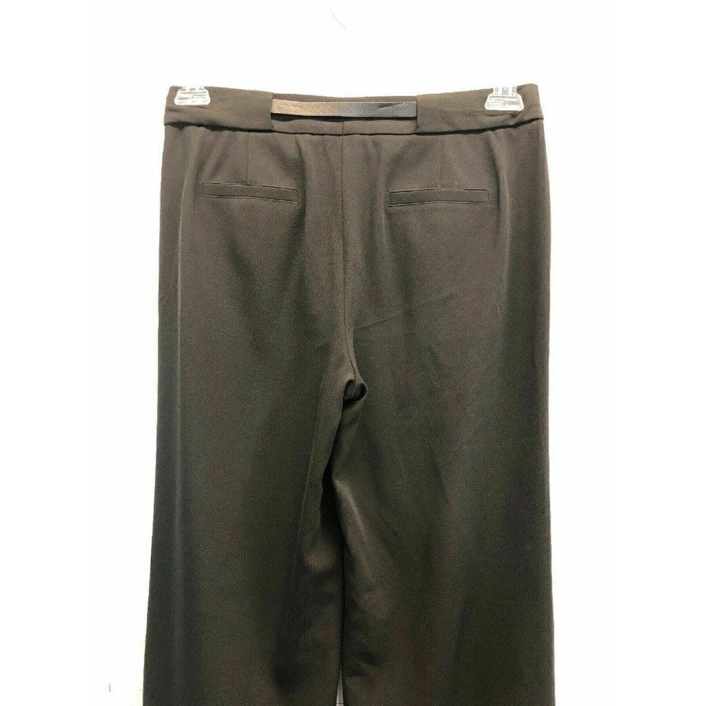 Nordstrom Collection Women's Black Pleated Cropped Wide Leg Pants Size 2 - Picture 6 of 9